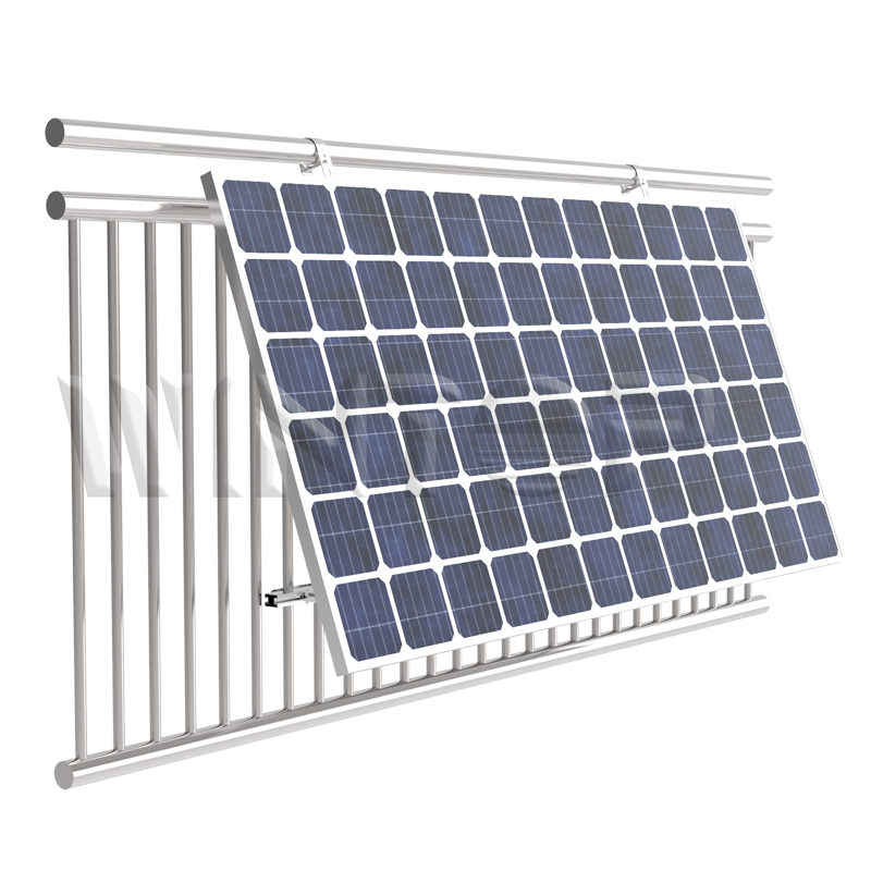Support solaire facile pour balcon