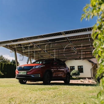 Solar Powered Carport Bracket