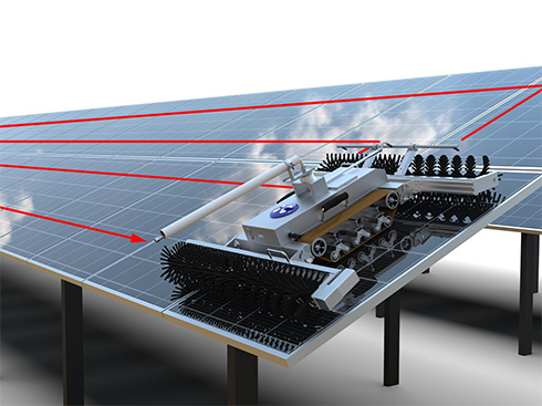 Directives pour l'utilisation des robots de nettoyage photovoltaïques-B30M2

