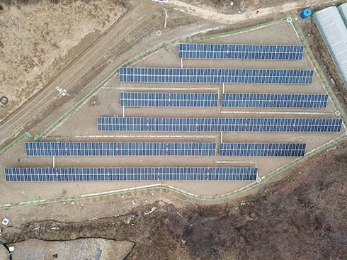298.89KW panneaux solaires montés au sol gyeonggi-do, corée

