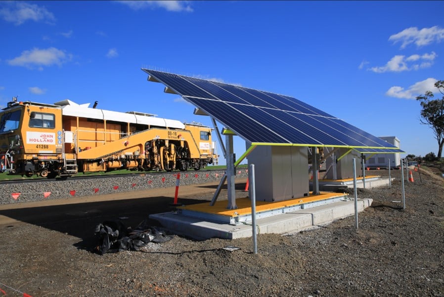 L'énergie solaire sur les sites de signalisation ferroviaire