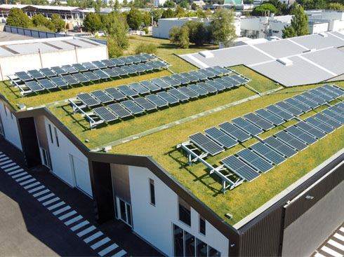 Des startups françaises proposent de nouvelles solutions pour les toits solaires verts