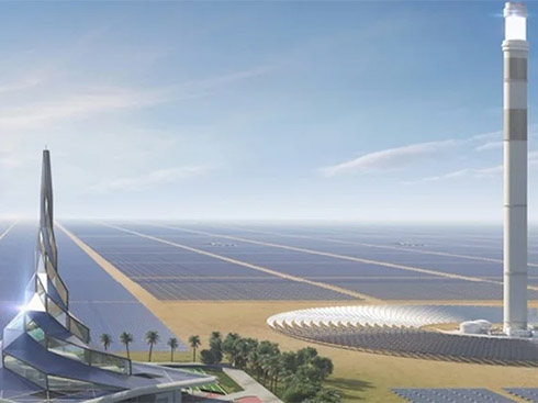 La plus grande centrale solaire à concentration au monde achevée à Dubaï
        